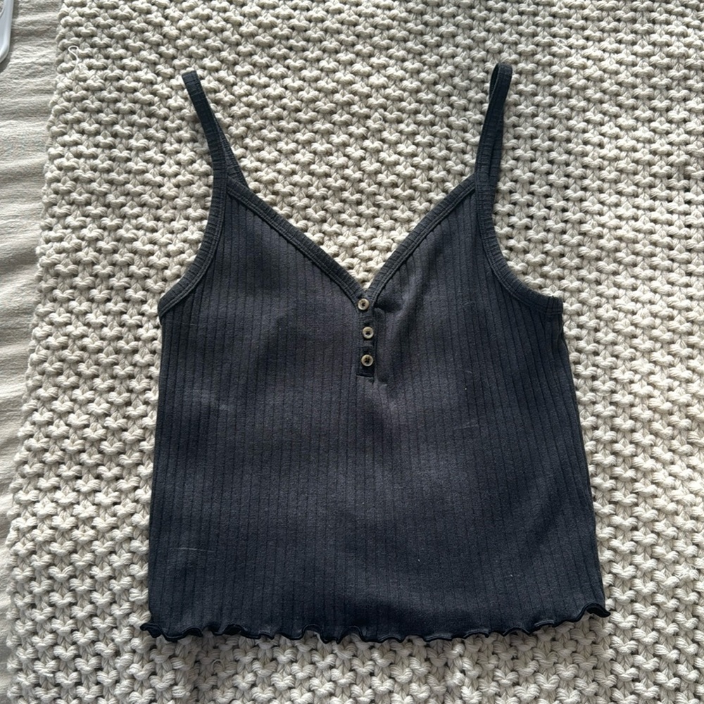 NWOT American eagle dark grey tank size small